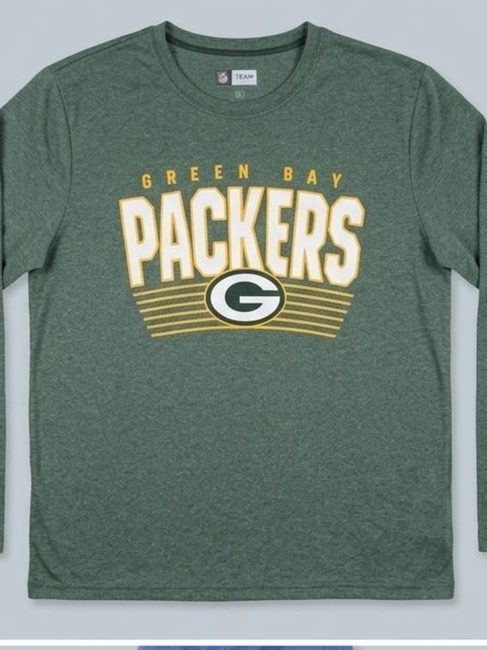 Green Bay Packers Long-Sleeve Tee - Green - New Size L